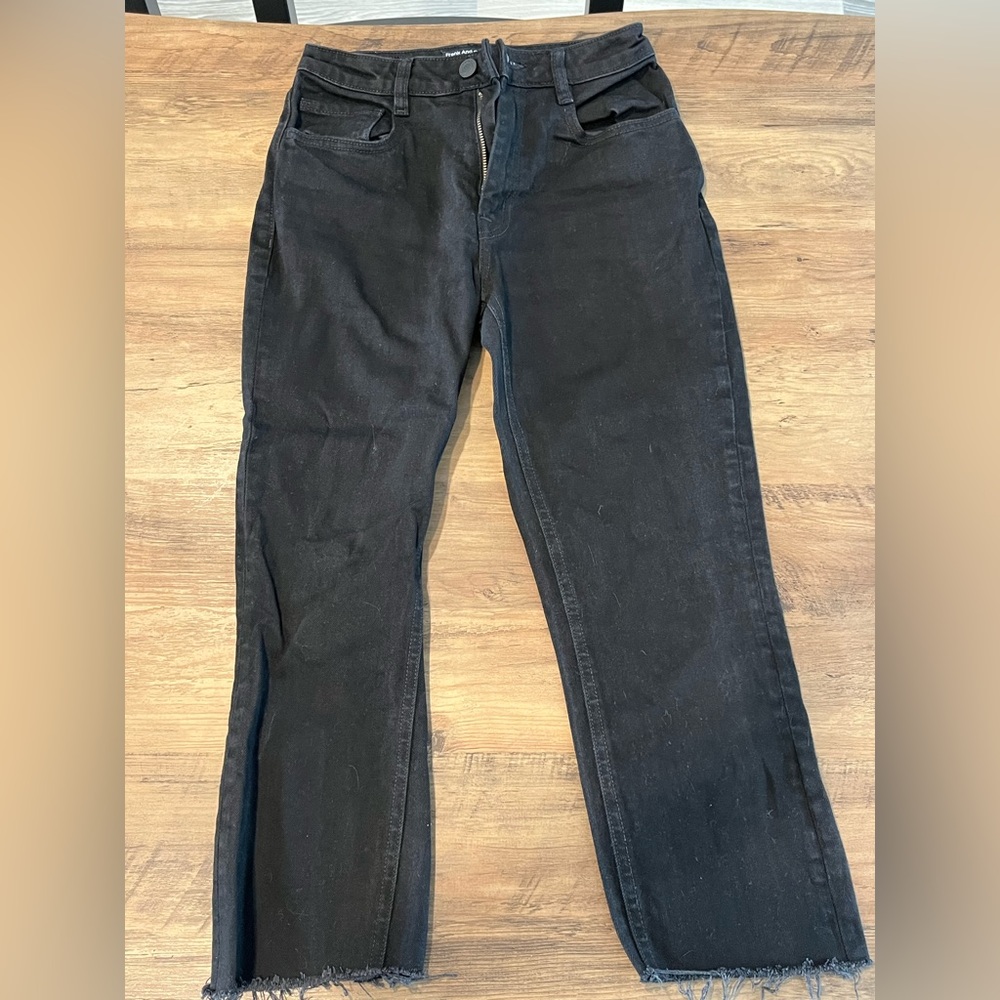 **SOLD ** Frank & Oak Black Ankle Jeans